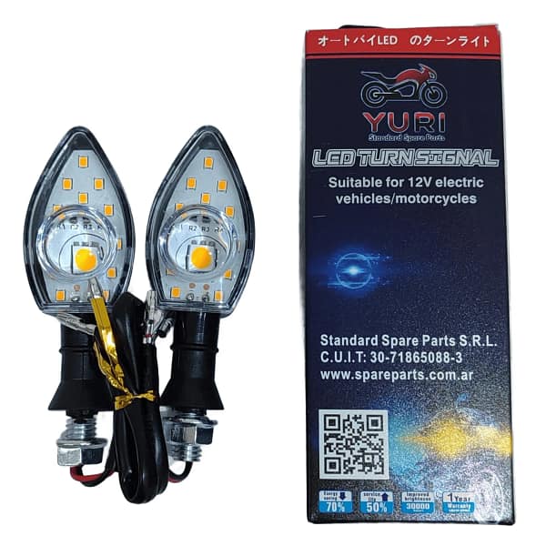 Luces de giro ZXD-12. 1 PAR. Luz amarilla - Imagen 2